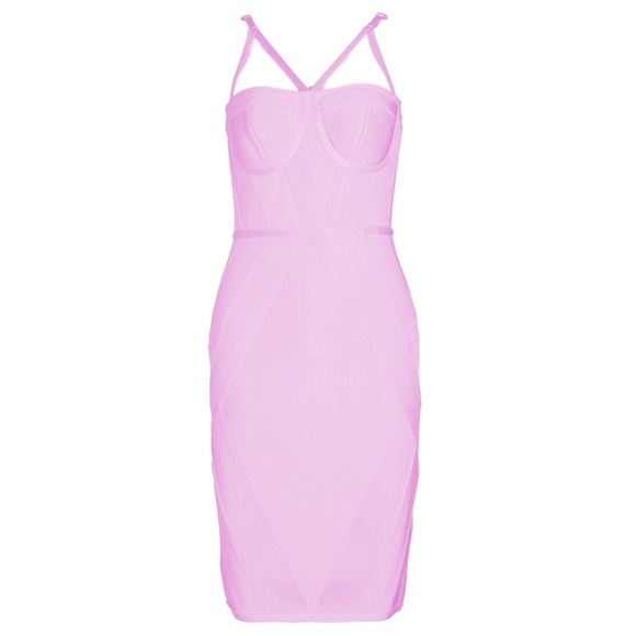 Sexy Pink Bodycan Bandage Dress - Picture 3 of 8